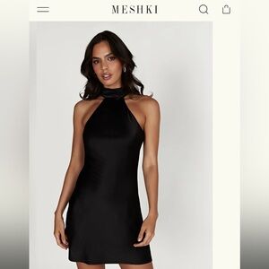 Meshki Claire a line mini dress